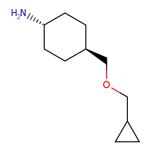 trans 4-(Cyclopropylmethoxymethyl)cyclohexan-1-amine