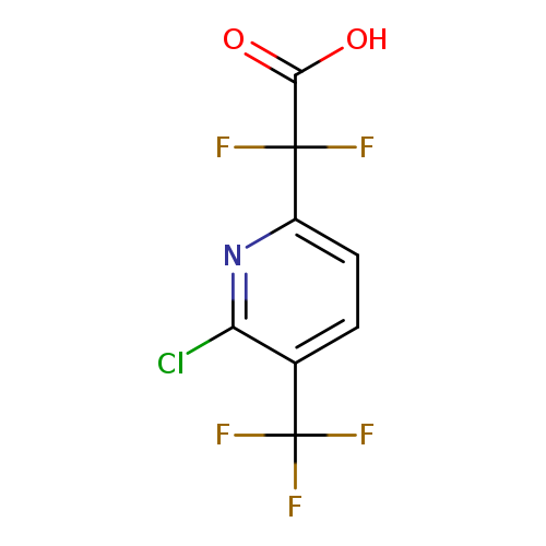 2-[6-chloro-5-(trifluoromethyl)pyridin-2-yl]-2,2-difluoroacetic acid