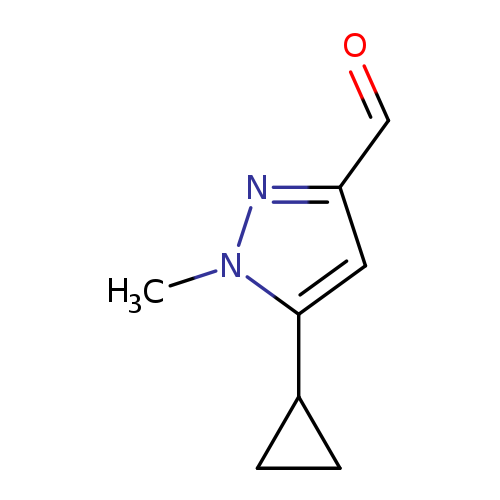 5-cyclopropyl-1-methyl-1H-pyrazole-3-carbaldehyde