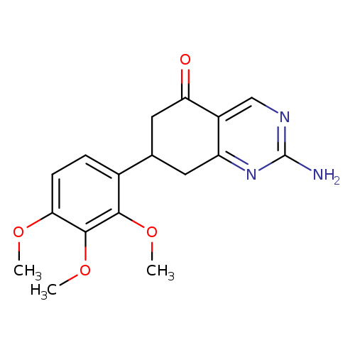 2-Amino-7-(2,3,4-trimethoxyphenyl)-7,8-dihydroquinazolin-5(6h)-one