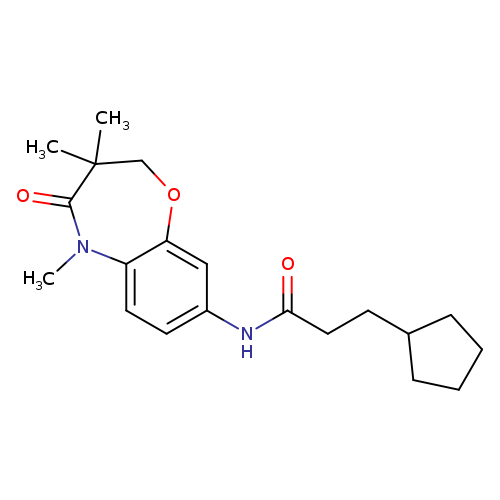 3-cyclopentyl-N-(3,3,5-trimethyl-4-oxo-2,3,4,5-tetrahydro-1,5-benzoxazepin-8-yl)propanamide