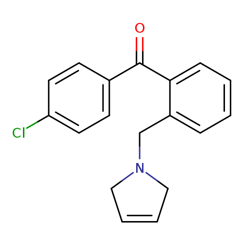 (4-Chlorophenyl)(2-((2,5-dihydro-1H-pyrrol-1-yl)methyl)phenyl)methanone