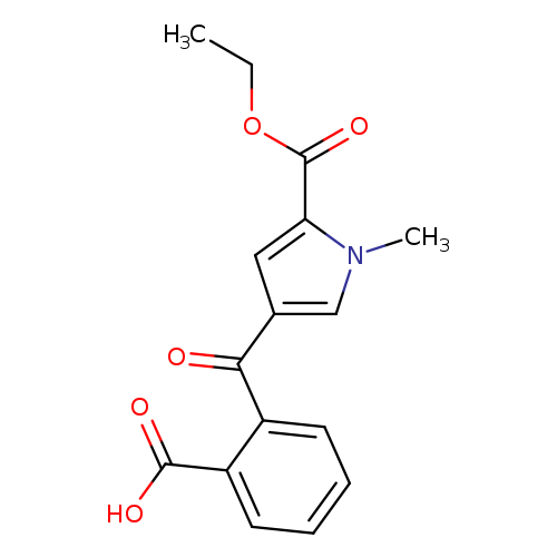 2-([5-(Ethoxycarbonyl)-1-methyl-1h-pyrrol-3-yl]carbonyl)benzenecarboxylic acid