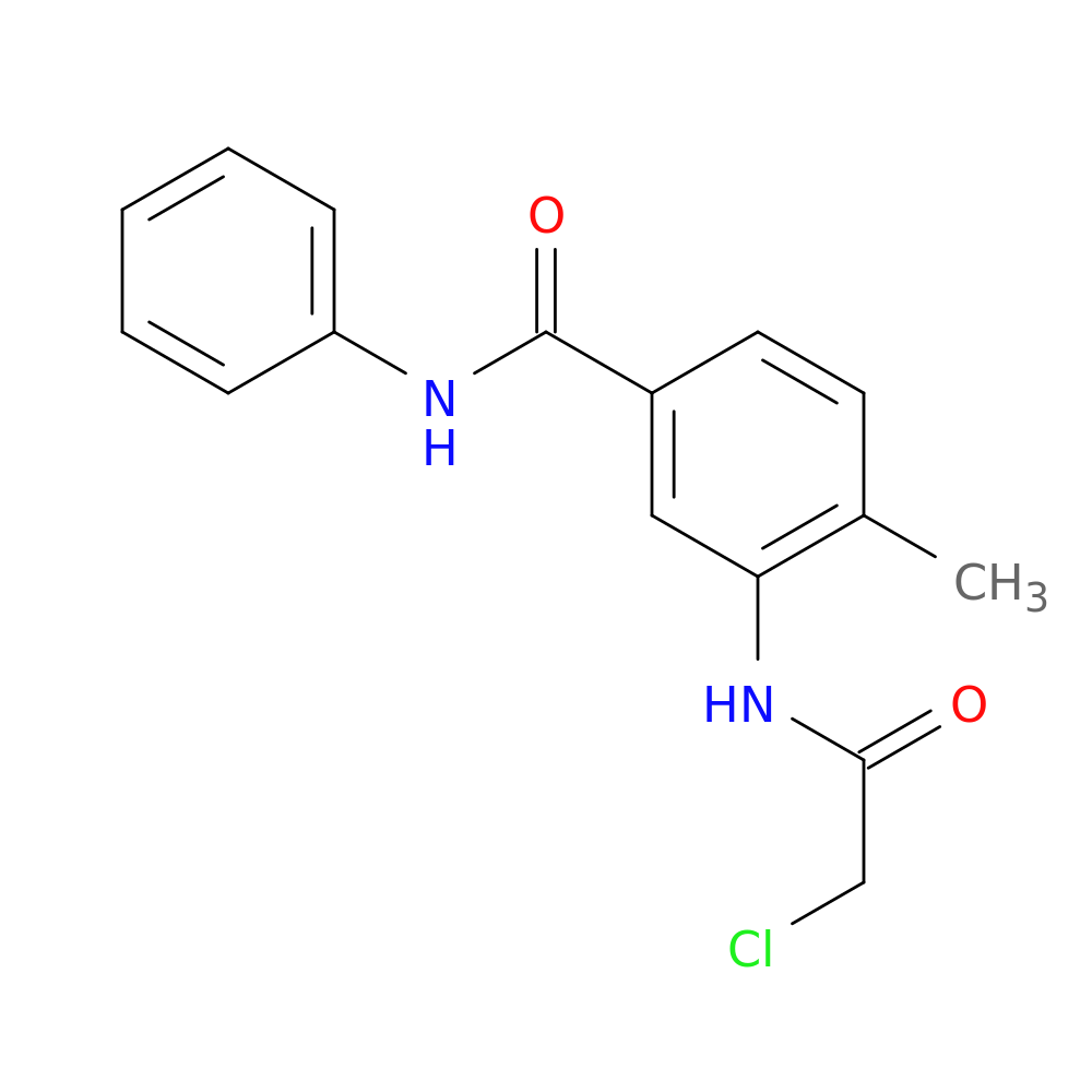 3-(2-chloroacetamido)-4-methyl-N-phenylbenzamide