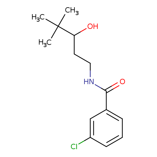 3-chloro-N-(3-hydroxy-4,4-dimethylpentyl)benzamide