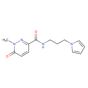 1-methyl-6-oxo-N-[3-(1H-pyrrol-1-yl)propyl]-1,6-dihydropyridazine-3-carboxamide