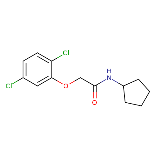 N-cyclopentyl-2-(2,5-dichlorophenoxy)acetamide
