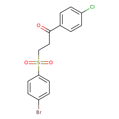 3-(4-bromobenzenesulfonyl)-1-(4-chlorophenyl)propan-1-one