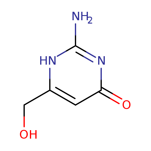 4(1H)-Pyrimidinone, 2-amino-6-(hydroxymethyl)- (9CI)