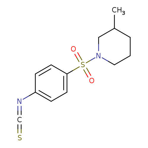 1-[(4-Isothiocyanatophenyl)sulfonyl]-3-methylpiperidine