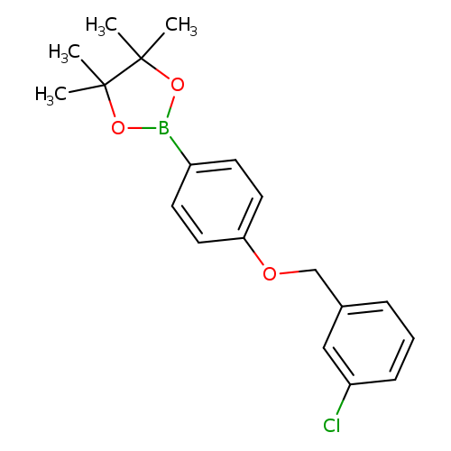 1,3,2-Dioxaborolane, 2-[4-[(3-chlorophenyl)methoxy]phenyl]-4,4,5,5-tetramethyl-