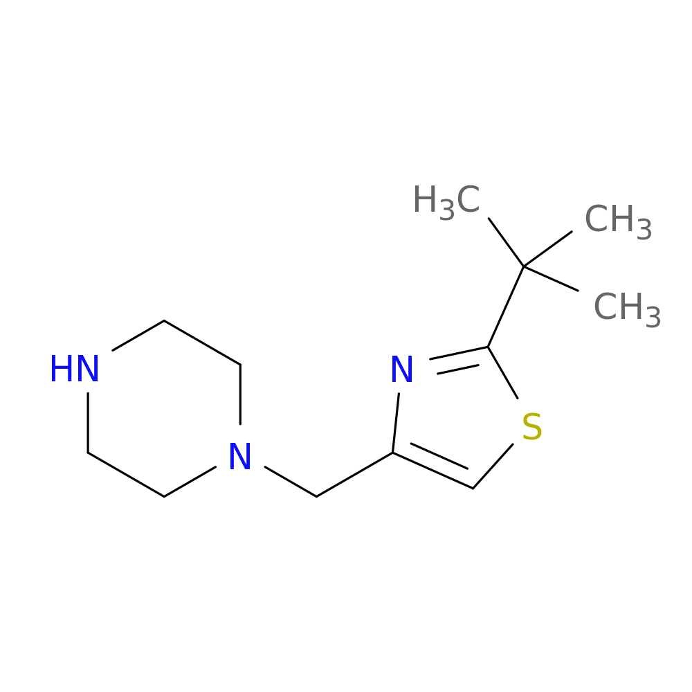 1-[(2-tert-Butyl-1,3-thiazol-4-yl)methyl]piperazine