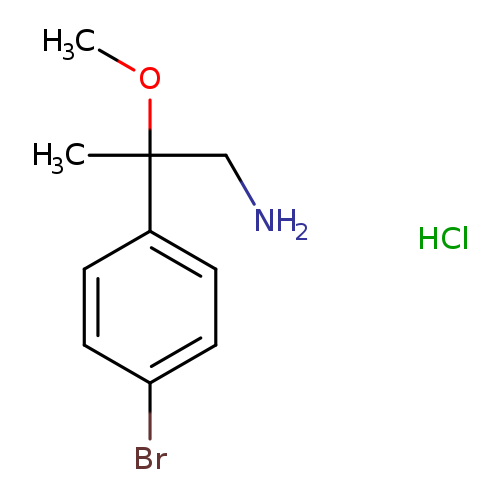 2-(4-bromophenyl)-2-methoxypropan-1-amine hydrochloride