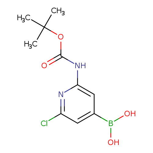 2-(t-Butoxycarbonylamino)-6-chloropyridine-4-boronic acid