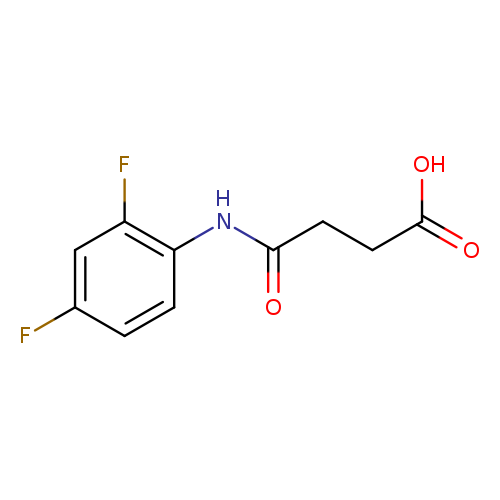3-[(2,4-difluorophenyl)carbamoyl]propanoic acid