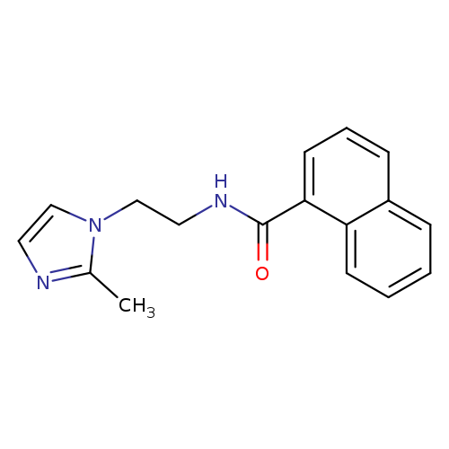 N-[2-(2-methyl-1H-imidazol-1-yl)ethyl]naphthalene-1-carboxamide