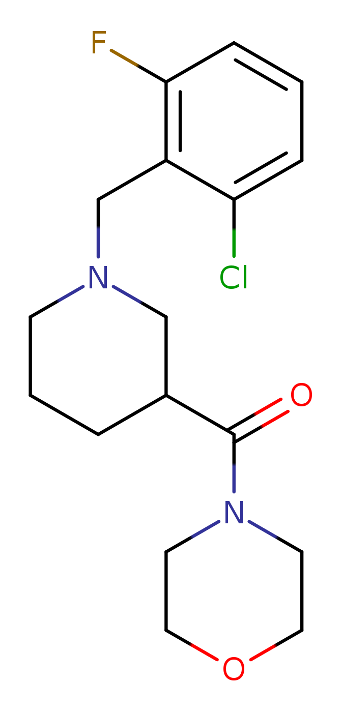 4-{1-[(2-chloro-6-fluorophenyl)methyl]piperidine-3-carbonyl}morpholine