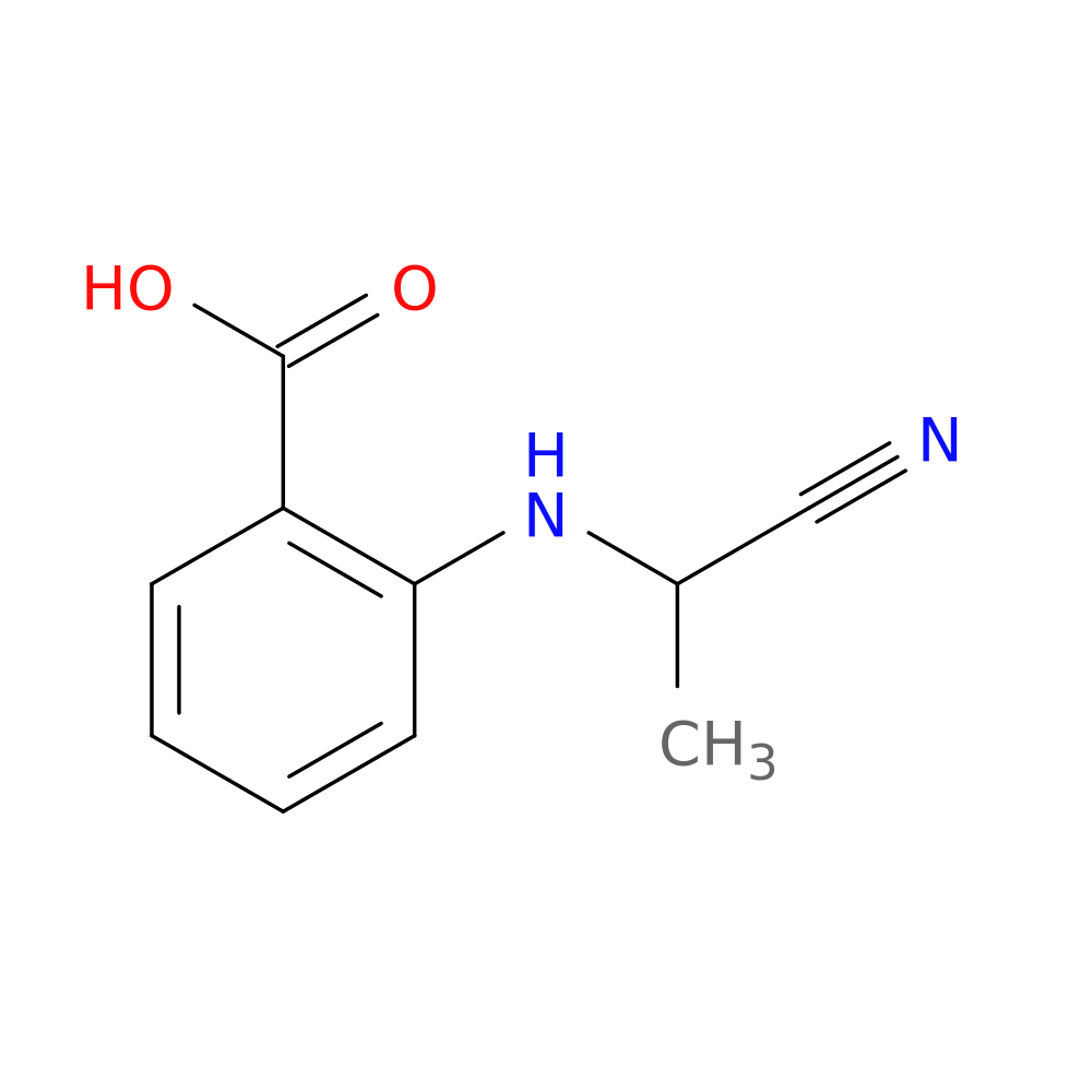 2-((1-Cyanoethyl)amino)benzoic acid