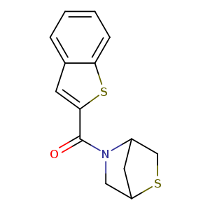5-(1-benzothiophene-2-carbonyl)-2-thia-5-azabicyclo[2.2.1]heptane