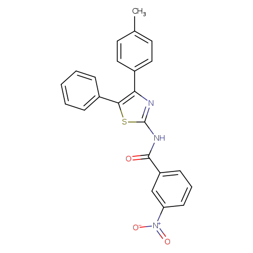 N-[4-(4-methylphenyl)-5-phenyl-1,3-thiazol-2-yl]-3-nitrobenzamide
