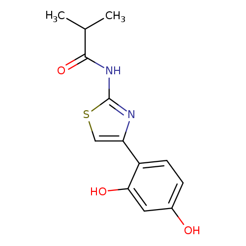 N-(4-(2,4-Dihydroxyphenyl)thiazol-2-yl)isobutyramide