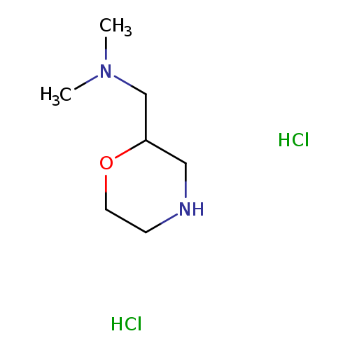 2-Morpholinemethanamine, N,N-dimethyl-, hydrochloride (1:2)
