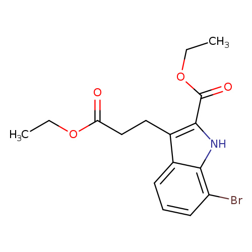 Ethyl 7-Bromo-3-(3-Ethoxy-3-Oxopropyl)-1H-Indole-2-Carboxylate