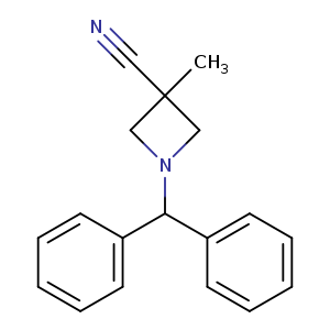 1-Benzhydryl-3-methylazetidine-3-carbonitrile