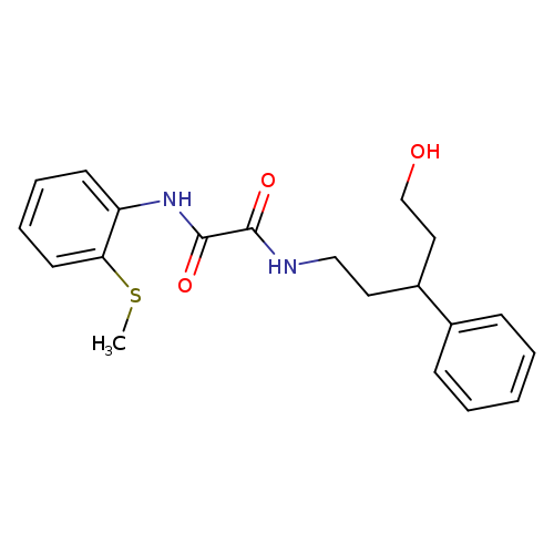 N'-(5-hydroxy-3-phenylpentyl)-N-[2-(methylsulfanyl)phenyl]ethanediamide