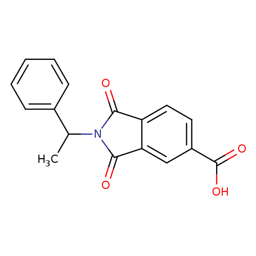 1,3-Dioxo-2-(1-phenylethyl)isoindoline-5-carboxylic acid