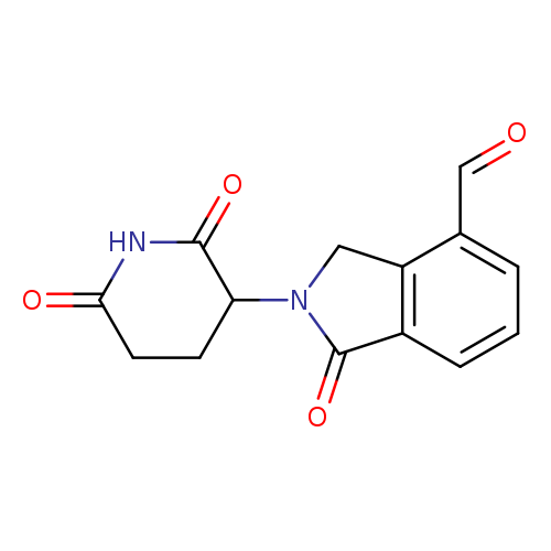 2-(2,6-dioxopiperidin-3-yl)-1-oxo-2,3-dihydro-1H-isoindole-4-carbaldehyde