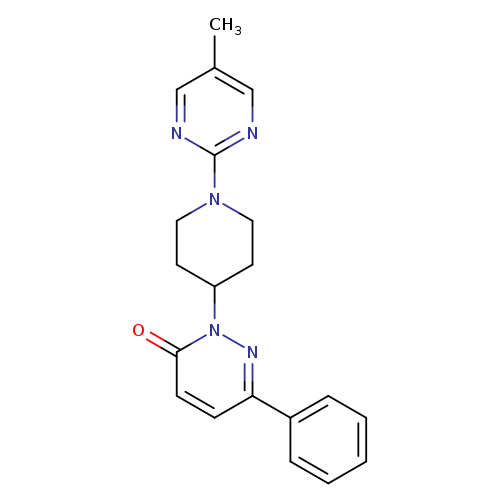 2-[1-(5-methylpyrimidin-2-yl)piperidin-4-yl]-6-phenyl-2,3-dihydropyridazin-3-one