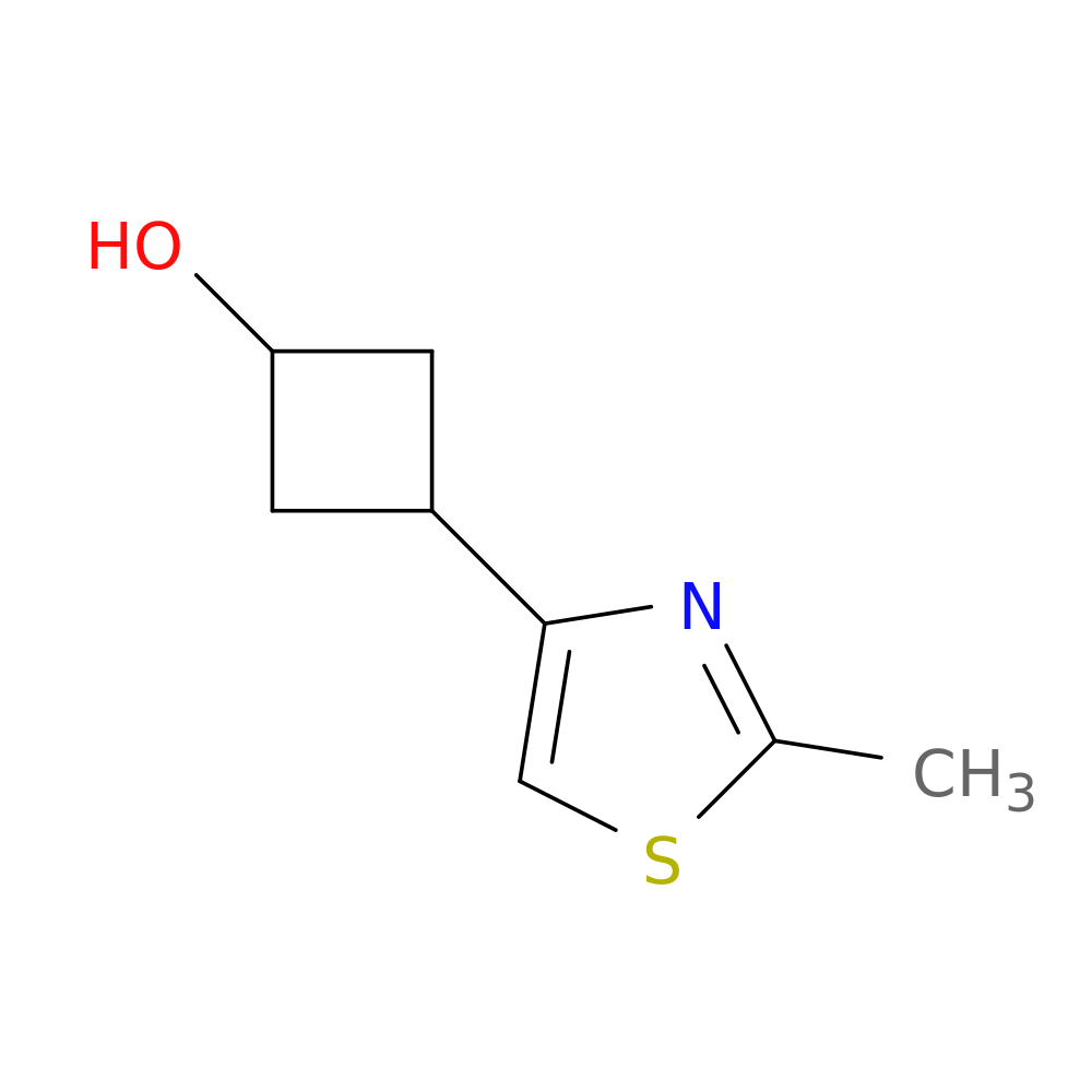 3-(2-methyl-1,3-thiazol-4-yl)cyclobutan-1-ol