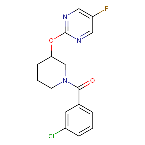 2-{[1-(3-chlorobenzoyl)piperidin-3-yl]oxy}-5-fluoropyrimidine