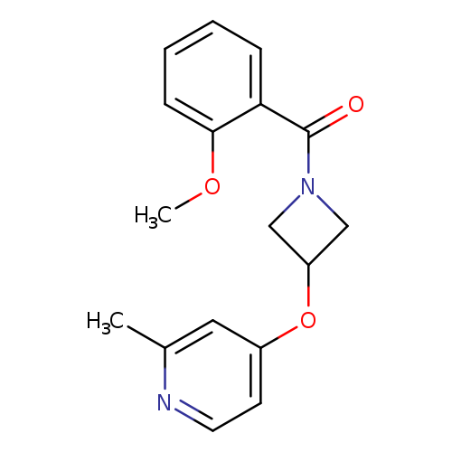 4-{[1-(2-methoxybenzoyl)azetidin-3-yl]oxy}-2-methylpyridine