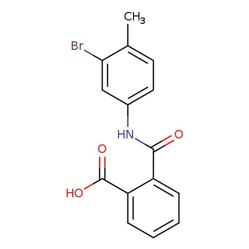 2-[(3-bromo-4-methylphenyl)carbamoyl]benzoic acid