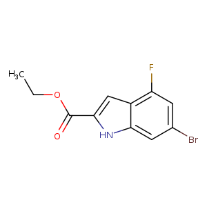Ethyl 6-bromo-4-fluoro-1H-indole-2-carboxylate