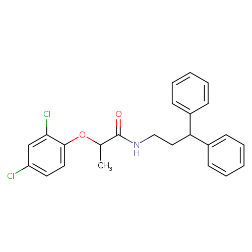 2-(2,4-dichlorophenoxy)-N-(3,3-diphenylpropyl)propanamide