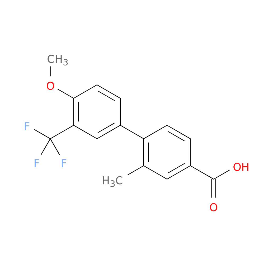 4-(4-Methoxy-3-trifluoromethylphenyl)-3-methylbenzoic acid