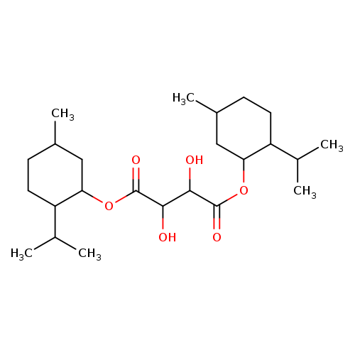 bis[5-methyl-2-(propan-2-yl)cyclohexyl] 2,3-dihydroxybutanedioate