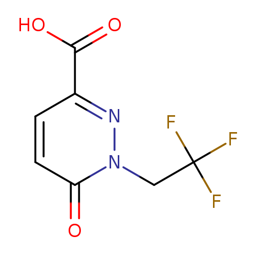 6-oxo-1-(2,2,2-trifluoroethyl)-1,6-dihydropyridazine-3-carboxylic acid