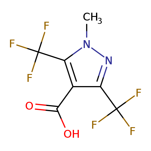 1-methyl-3,5-bis(trifluoromethyl)-1H-pyrazole-4-carboxylic acid