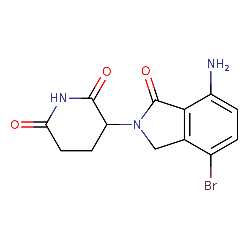 3-(7-amino-4-bromo-1-oxo-2,3-dihydro-1H-isoindol-2-yl)piperidine-2,6-dione
