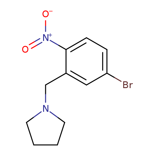 1-(5-Bromo-2-nitro-benzyl)-pyrrolidine