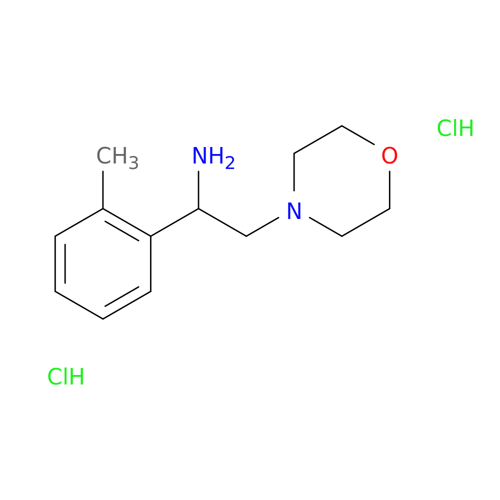 1-(2-methylphenyl)-2-(morpholin-4-yl)ethan-1-amine dihydrochloride
