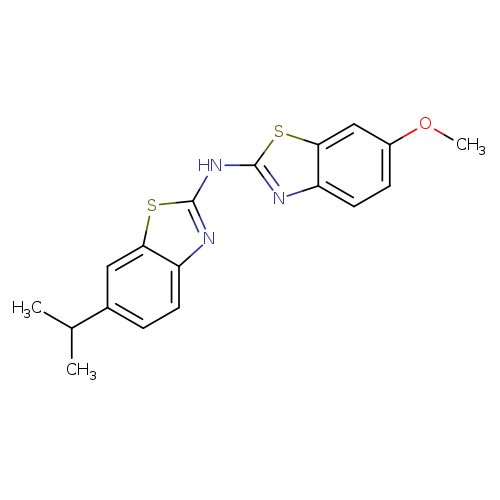 6-methoxy-N-[6-(propan-2-yl)-1,3-benzothiazol-2-yl]-1,3-benzothiazol-2-amine