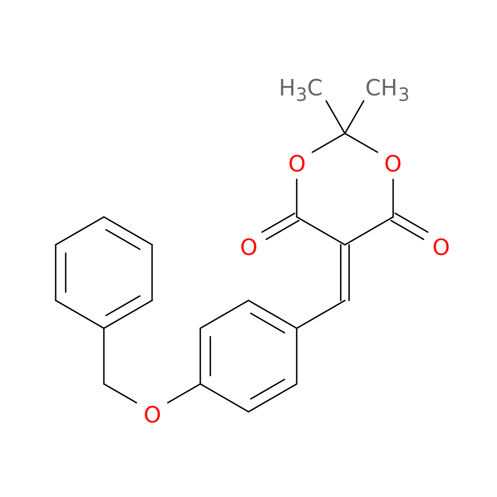 5-{[4-(benzyloxy)phenyl]methylidene}-2,2-dimethyl-1,3-dioxane-4,6-dione