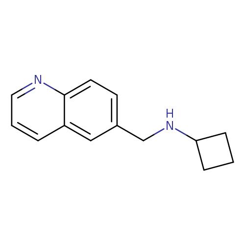 N-[(quinolin-6-yl)methyl]cyclobutanamine