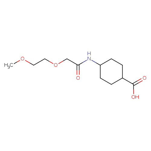 4-[2-(2-methoxyethoxy)acetamido]cyclohexane-1-carboxylic acid, Mixture of diastereomers