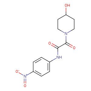 2-(4-hydroxypiperidin-1-yl)-N-(4-nitrophenyl)-2-oxoacetamide